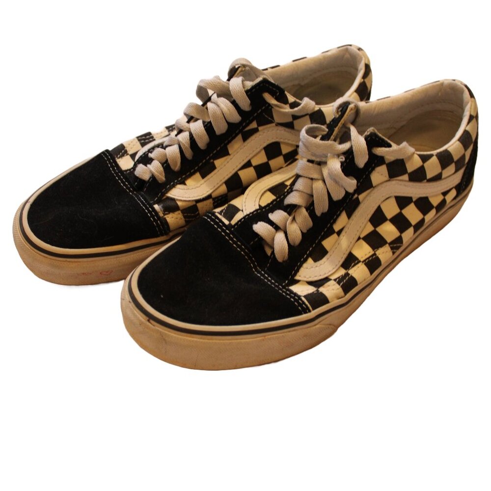 Old Skool Primary Check Vans